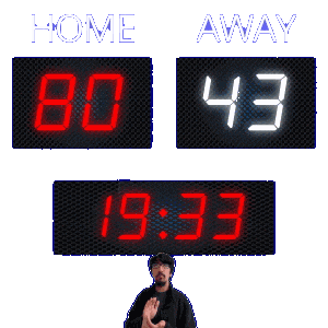 43 Away Sticker