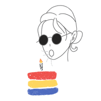 Happy Birthday Sticker