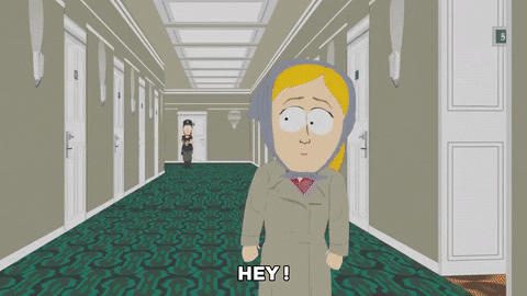 walkie talkie surprise GIF by South Park 