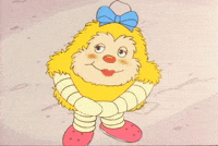 happy rainbow brite GIF