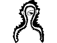Black And White Art Sticker