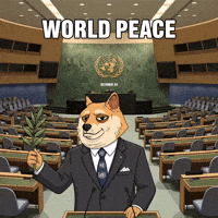 Shiba Inu Peace GIF by Doge Pound