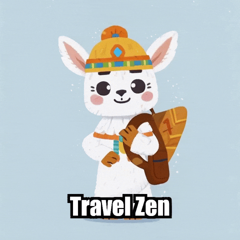 Adventure Awaits Airport Life GIF by Llamaozi