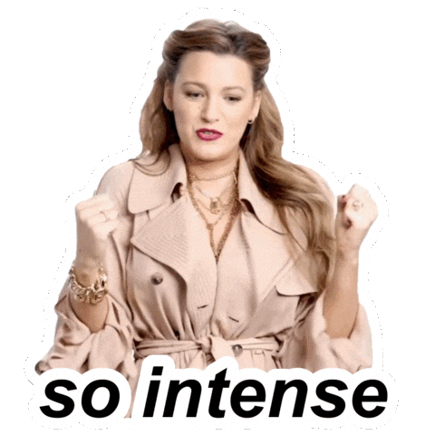 Surprised Too Much Sticker by Blake Lively Fan