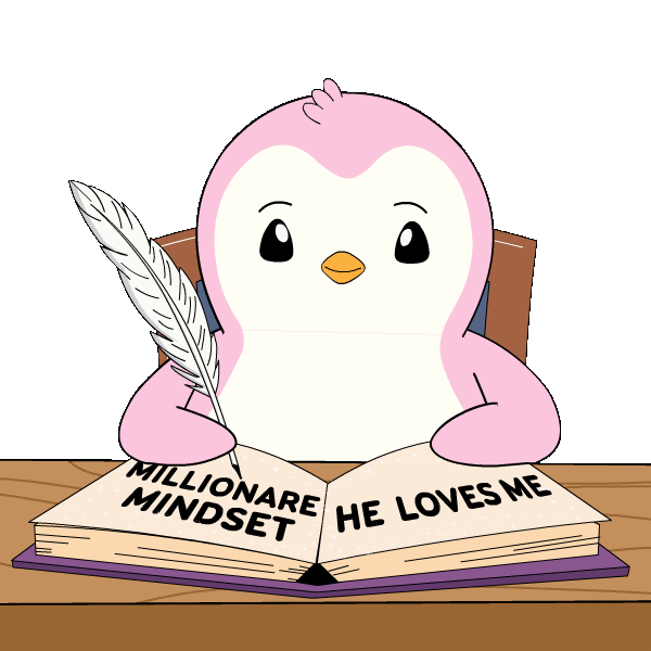 He Loves Me Love Sticker by Pudgy Penguins