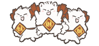 Happy New Year Dog Sticker