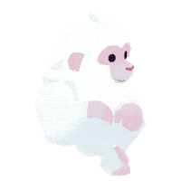 Monkey Mono Sticker