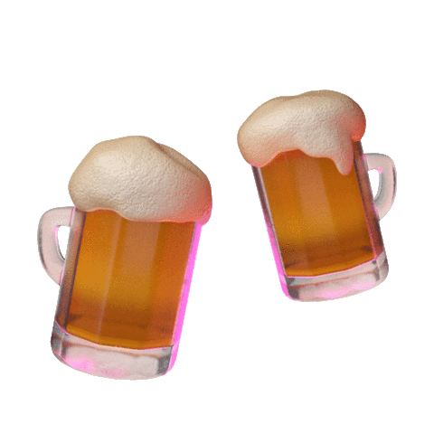 Beer Drinking Sticker by Emoji