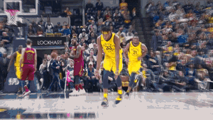 celebrate 2018 nba playoffs GIF by NBA