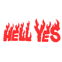 Flames Sticker by Bananna Bones