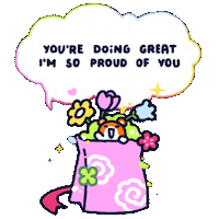 Proud Of You Good Job Sticker