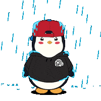 Sad Water Sticker by Pudgy Penguins