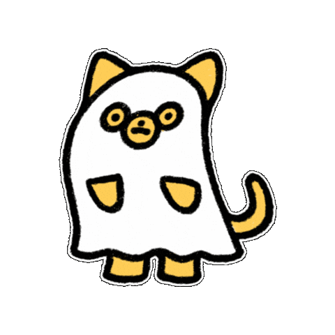 Cat Halloween Sticker