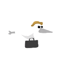 mouse_ro_grim bird ducjaadoyo 덕자도요 Sticker