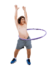 Hula Hoop Kelly Hart Sticker by The Nine Club