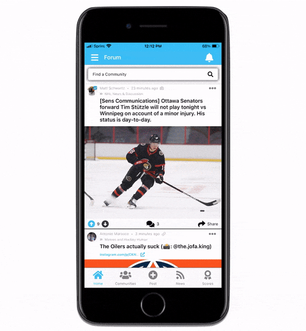 hockeyplayersclub giphyupload hockey players club hockey app hockey scores GIF