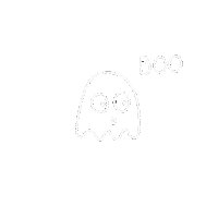 Scared Halloween Sticker