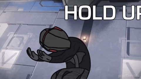 Confused Hold Up GIF by Pixel Bandits