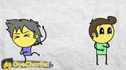 OyeCharlie cartoon boom explosion GIF