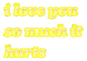 I Love You So Much Sticker by Alissandra