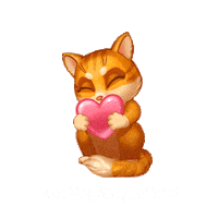 Cat Love Sticker by MYTONA