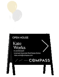 kateworksforyou real estate compass real estate kate works kate realestate Sticker