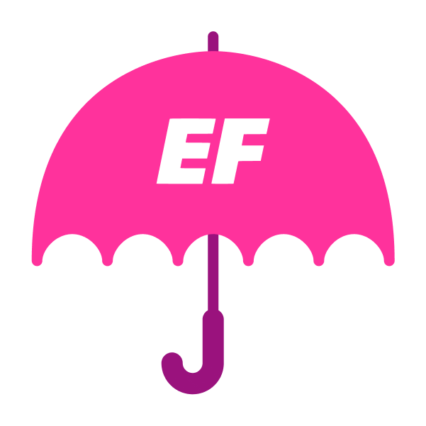 Fall Rain Sticker by EF English First Russia