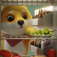 thedogefrens food hungry yummy eating GIF