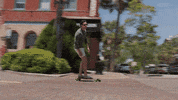 southerntide zoom leaving skating longboard GIF