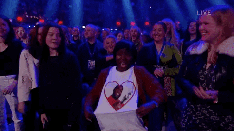 Fan Cheering GIF by BRIT Awards