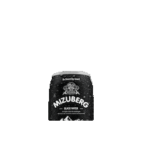 MIZUBERG water beverage aluminium noplastic Sticker