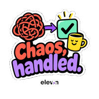 Ai Chaos Sticker by Elevon