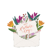 Mothers Day Flowers Sticker