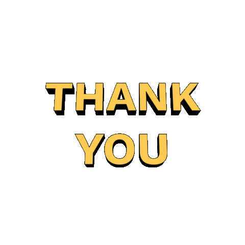 Thank U Sticker by Nice To Meet You Studio