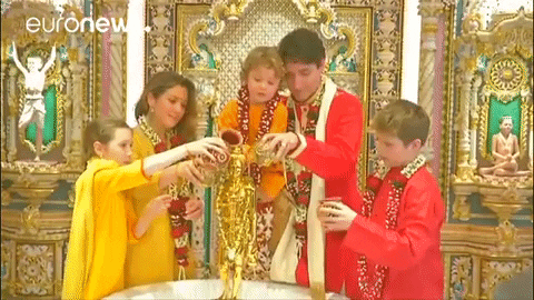 Justin Trudeau India GIF by euronews