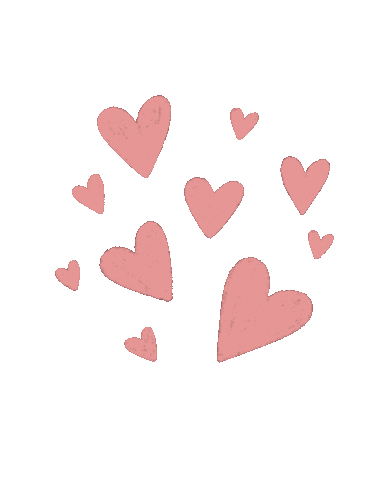 mailinhstudio love heart wedding hearts Sticker