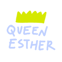 Queen Esther Sticker Sticker by Alma