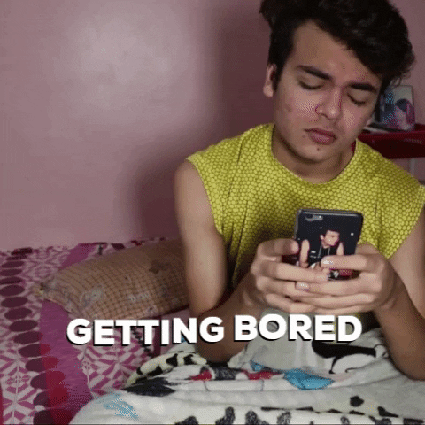 grishmajethiya giphyupload bored boring grish GIF