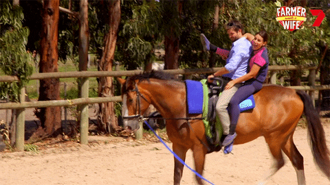 Horse Ride GIF by Farmer Wants A Wife