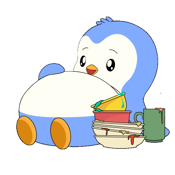 Penguin Im Full Sticker by Pudgy Penguins