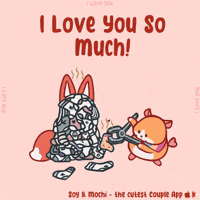 I Love You Couple GIF by SoyandMochi