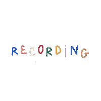 Crossedfingers music studio streaming recording Sticker