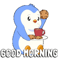 Good Morning Sticker by Pudgy Penguins