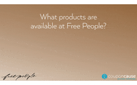 Free People Faq GIF by Coupon Cause