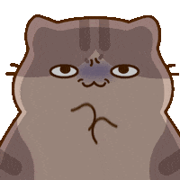 Neko Funny Cat Sticker by Bichi Mao