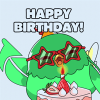 Celebrate Happy Birthday GIF by Robbie