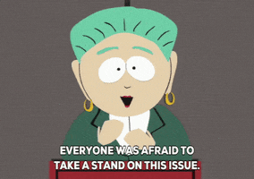 speech talking GIF by South Park 