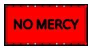 No Mercy Attitude Sticker