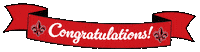 Ragin Cajuns Congrats Sticker by University of Louisiana at Lafayette