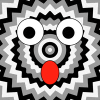 Black And White Art GIF by Jen Stark